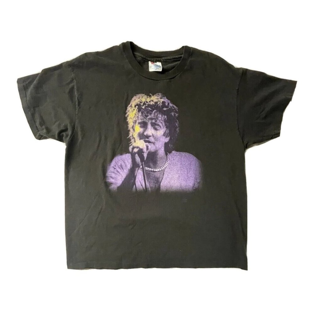 Vintage Rod Stewart Unplugged T-Shirt - Unisex Sz XL Single Stitch 1993 USA MADE